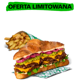 PODWÓJNY KROSANT AWOKADO ZESTAW