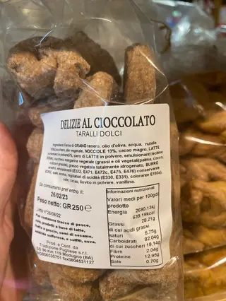 Taralli dolci, al cioccolato 250 g