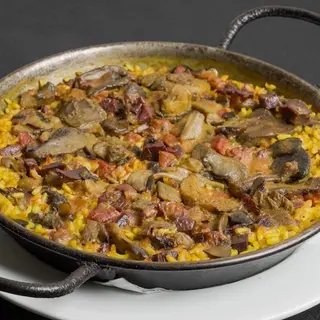 Arroz con Setas e Ibéricos