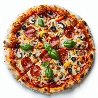Pizza  frutti  di  mare
