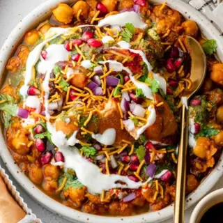 Chicken chana chat