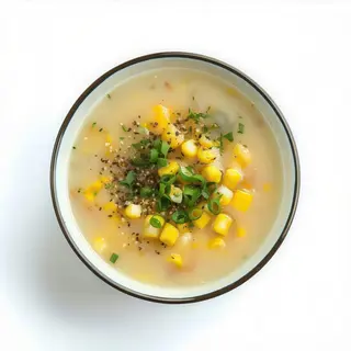 35. Sopa De Maiz Con Cangrejo