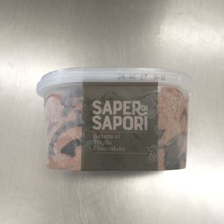 *GELATO SAPER DI SAPORI TRIPLO CIOCCOLATO 200 G.