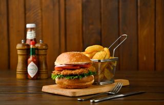 Crunchy Chicken Burger.