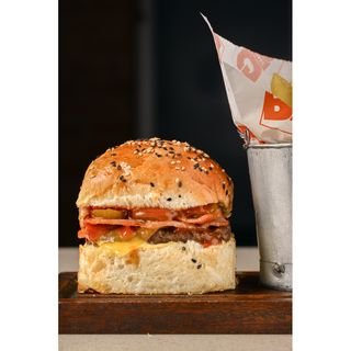 Bacon & Cheese Square Burger