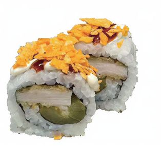 67.Uramaki De Pollo Frito (4 Pzs.)