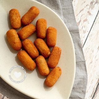 Croquetas de pollo con patatas 