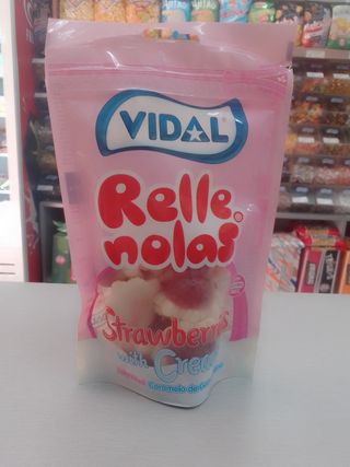 Bolsa vidal rellenolas  FRESONES CON NATA 180 gr sin gluten