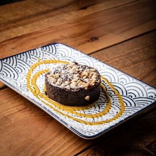 Pastel de chocolate vegano