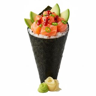 Temaki salmone spicy