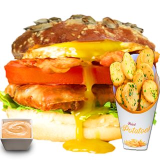 Breakfast Burger Meniu 500g