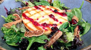 Френска със запечено козе сирене (350г)