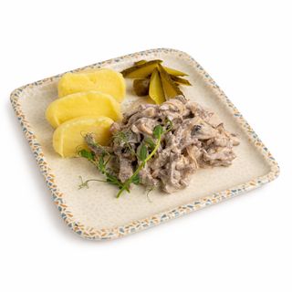 Бефтроганов с пюре (450г)