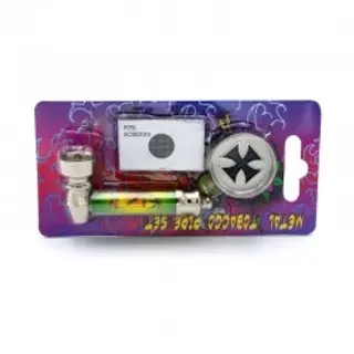 Set mini pipa si grinder 1 Iron Cross / Toro