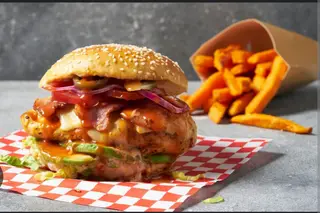 Hamburguesa La clásica de pollo picante