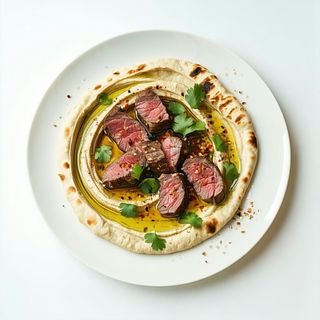 Hummus Confit + Lavash 150g