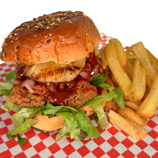 Bbq Hawaiian Chicken + patatine fritte