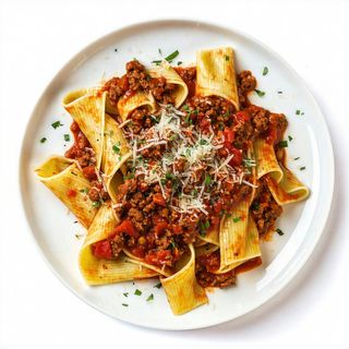 Pappardelle alla bolognese