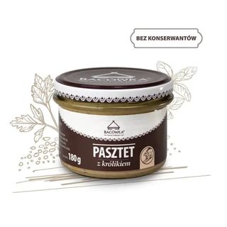 Pasztet z królikiem w słoiku 180 g