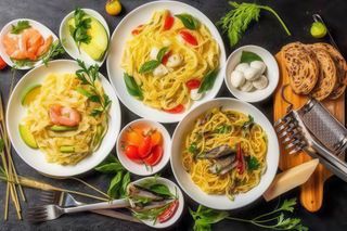 Lasaña Con salmón y espinaca