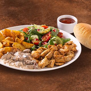 Shoarma z grzybami