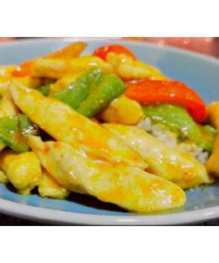 Arroz a la tailandesa wok