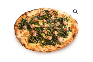 Pizza cicoria e salsiccia