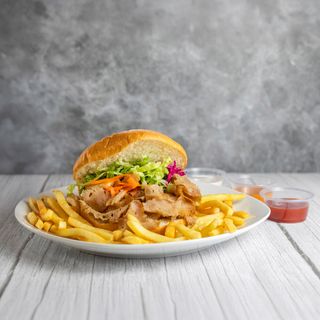 Doner kebab+ batata frita