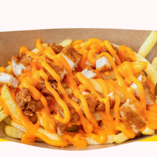 Patatas Pollo Y Queso