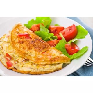 Фріттата з томатами, шинкою і моцарелою (220г)