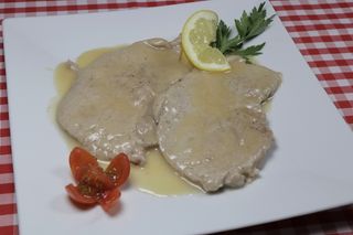 Escalopín de ternera con limón