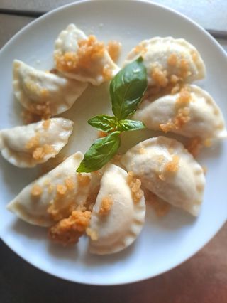Pierogi z kapustą i grzybami