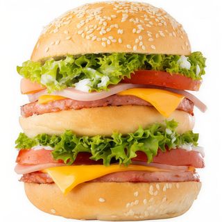 HAMBURGUESA POLLO 90 GRAMOS DOBLE Y SUPER