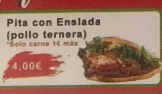 Pita Con Ensalada