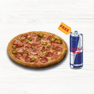 Pizza Power + Redbull Ø40cm