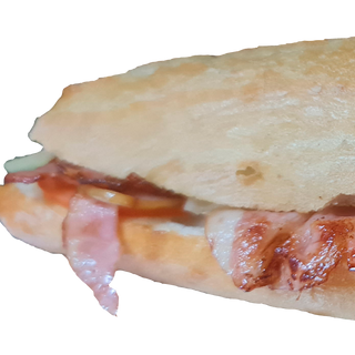 Bocadillo De Bacón Mediterráneo