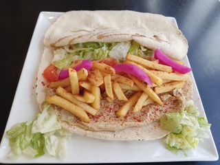 Kanapka z Ziemniakami i Hummusem