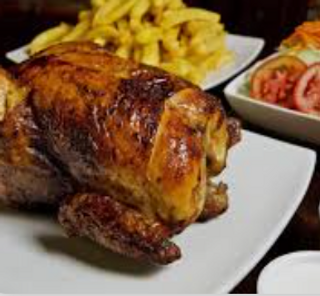 1/2 Pollo A La Brasa Entero Sin Salsa