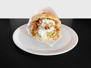 Doner kebab in pane turco