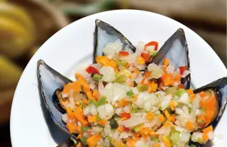 Mejillones a la vinagreta