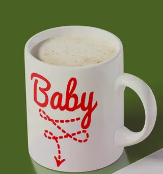 Cana personalizata cu mesaj Baby