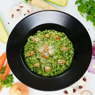 Pollo e spinaci rižoto