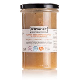 Klopsiki z łopatki wieprzowe w sosie pieczeniowym 490g