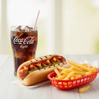 Menù piatto hot dog