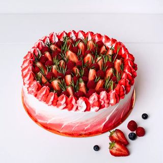 Tort Malinowy kawałek SF GF