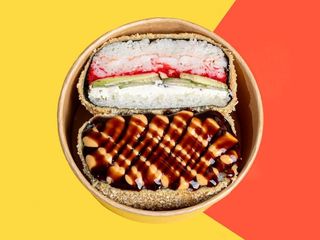 Суші Бургер Креветка Спайсі (420g)