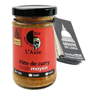 Autour du Riz - Pasta di Curry Rosso Medio BIO