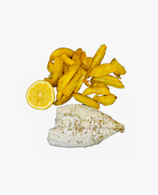 Filetto di orata al forno con patate rustiche e limone
