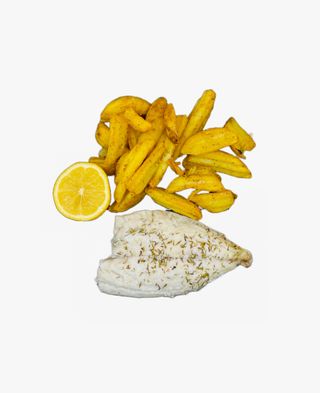 Filetto di Orata al Forno Con Patate Rustiche E Limone