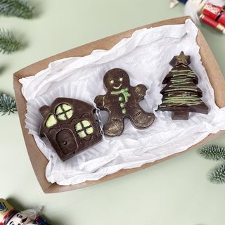 ახალი წელი ფუნთუშებით დუბაის 6001 შოკოლადით (3 ცალი)